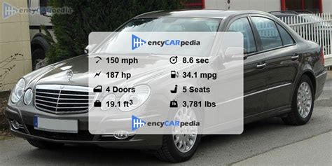 mercedes w211 specifications|2006 Mercedes E 280 CDI Specifications & Performance (W211).